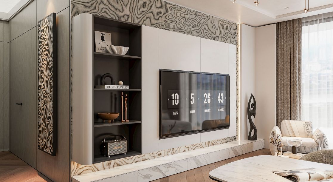 Mua chung cư 2 ngủ 2WC - DT: 74m2 ban công Tây Nam nội thất cao cấp Sunshine Continental Trần Bình